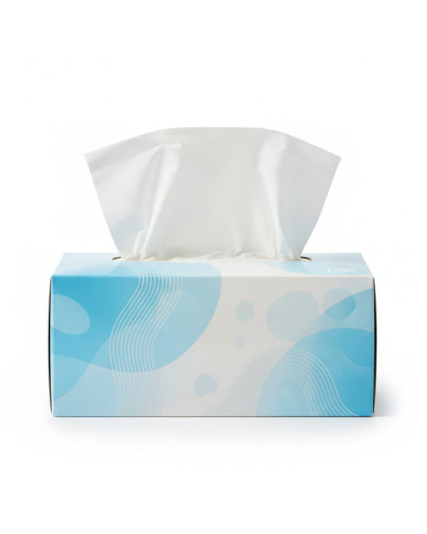 Purekline Facial Tissues – 2-Ply, Box of 100