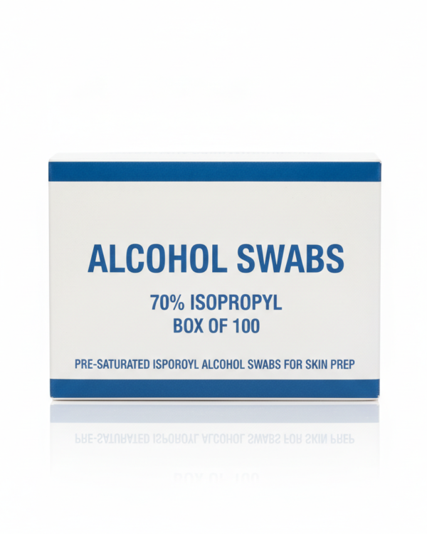 Alcohol Swabs - 70% Isopropyl - Box of 100