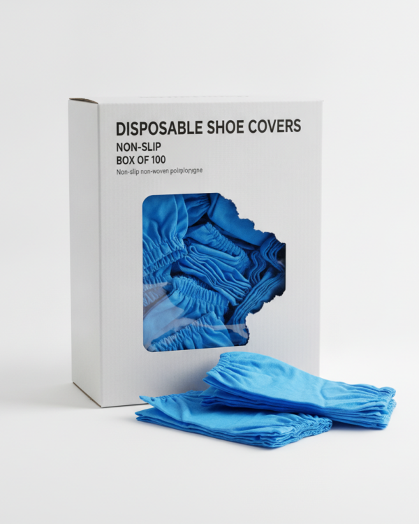 Disposable Shoe Covers - Non-Slip - Box of 100