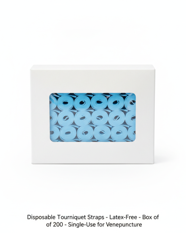 Disposable Tourniquet Strap - Latex-Free - Box of 200