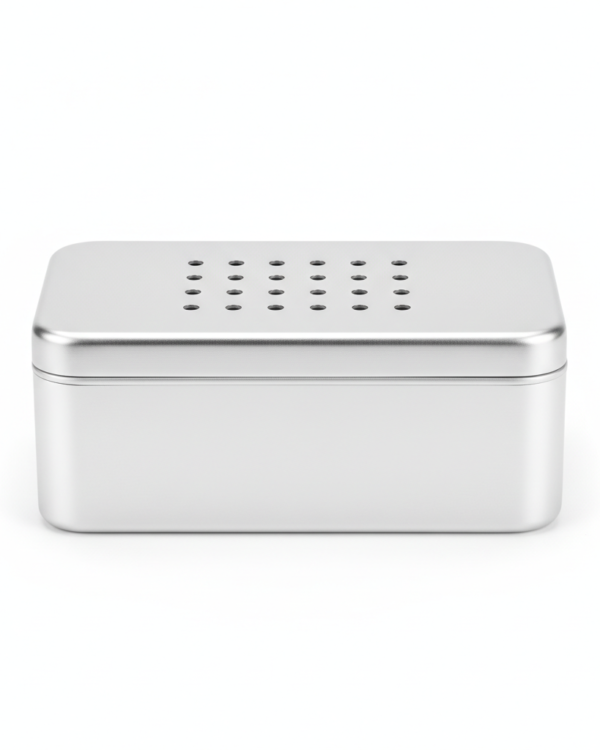Aluminium Endo Disinfection Box with Lid – 16 Holes