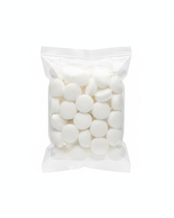 Cotton-Filled Exodontia Sponges 3/4" – Pack of 1000