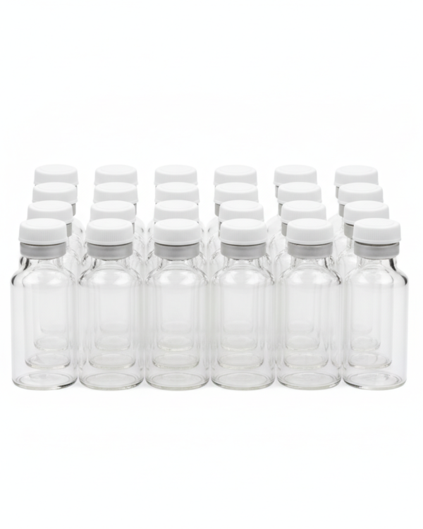 Glass Medicament Bottle 20mL – Pack of 12