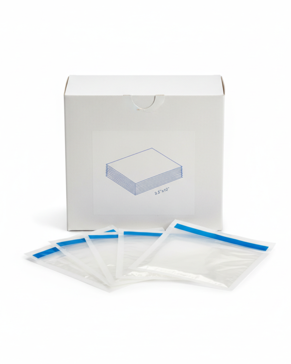 Self-Sealing Sterilisation Pouches 3.5"x10" – Box of 200