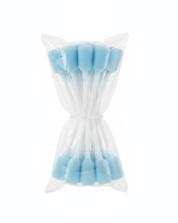 Sponge Foam Oral Care Swabs – Adult – Pack of 50
