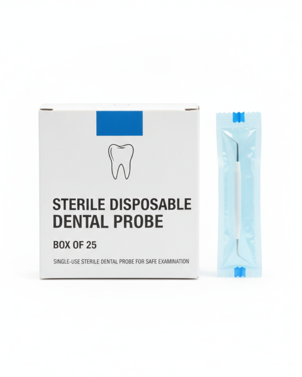 Sterile Disposable Dental Probe – Box of 25